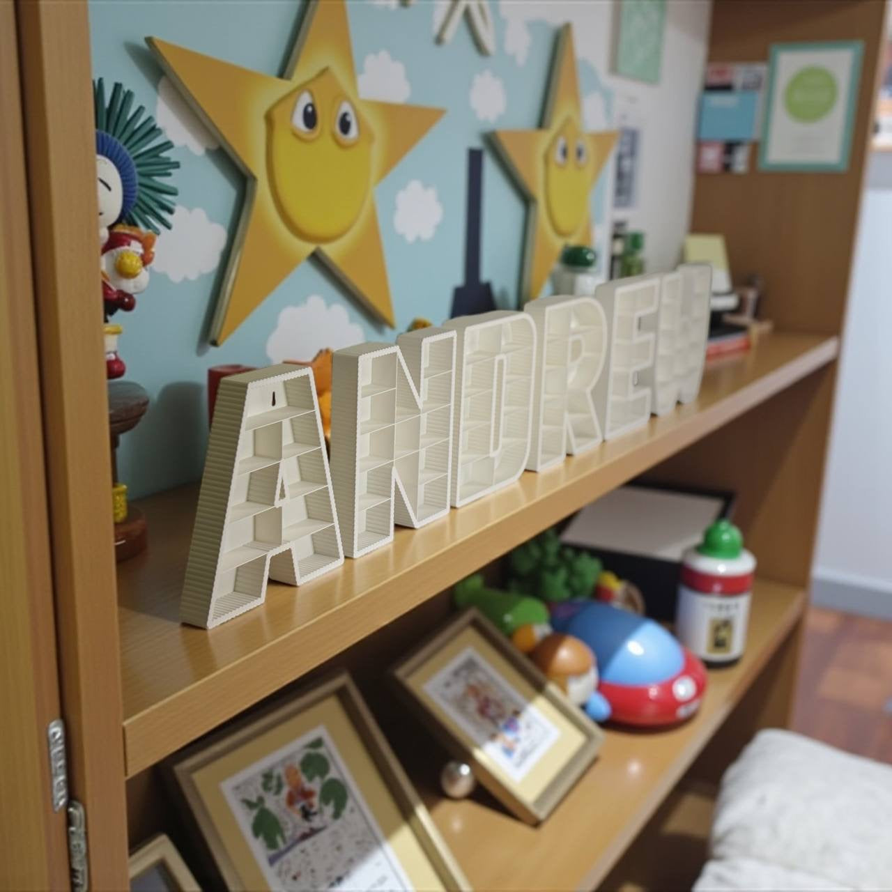 How We Created Personalized Toy Car Shelves for Kids Rooms