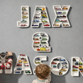 Custom Name Hot Wheels Display Shelf: