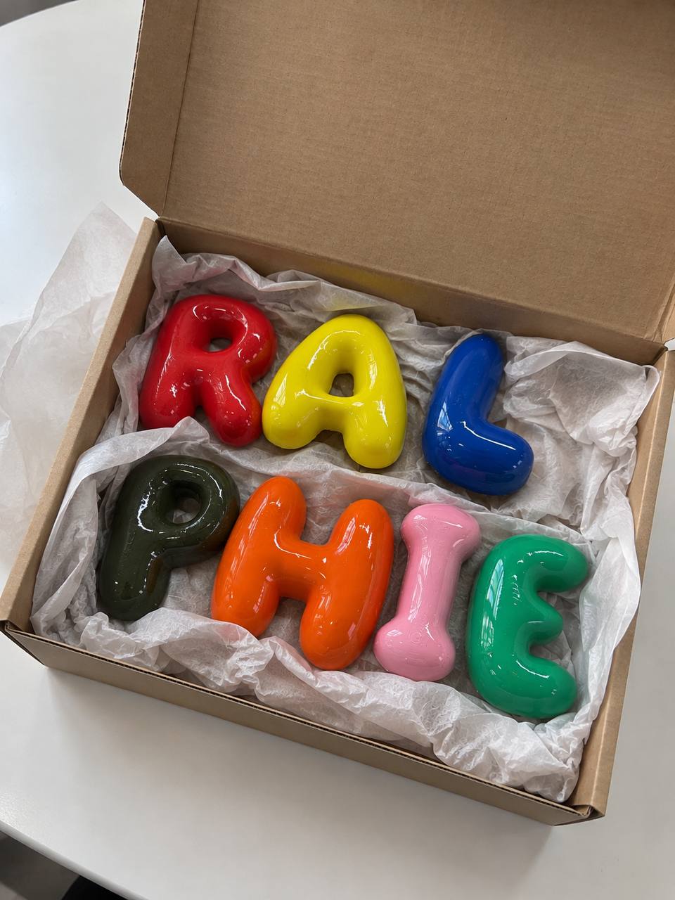 Glossy 3D Wall Letters – Personalized Kids Room Decor & Custom Bubble Name Sign