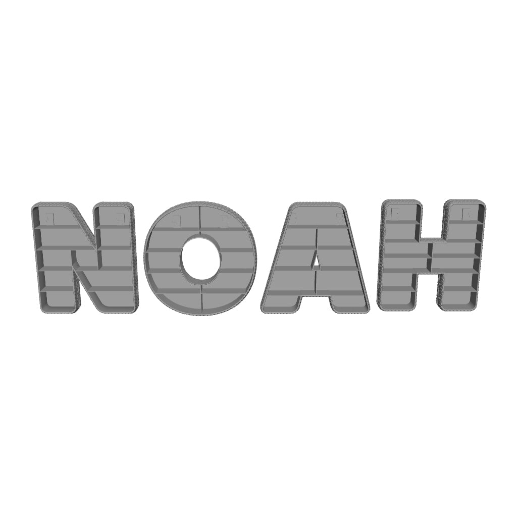 Hot Wheels car storage letters - Personalized children's parking - Custom baby boy gift